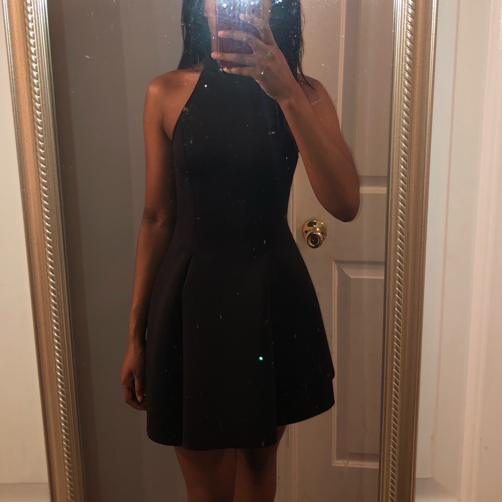 Black cocktail dress